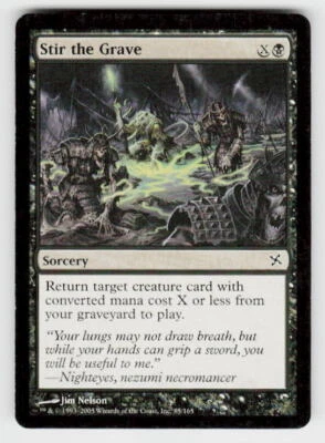 Betrayers of Kamigawa #85 Stir the Grave Non-Foil - Image 1 of 2