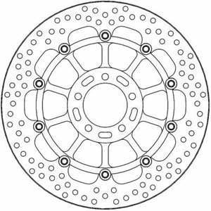 Ducati MONSTER 1100 EVO ABS 11-13 Motorrad Masters Halo Racing Front Brake Disc - Picture 1 of 5