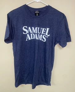 Heather Blue Samuel Adams Sam Adams Logo Men's T Shirt size Small NEW NWOT - Picture 1 of 3