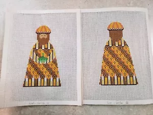 Handpainted Needlepoint Canvas Handpainted Wiseman for Nativity 13m - Picture 1 of 3