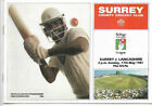 Cricket Programme: Refuge Assurance League 17 May 1987 - SURREY v. LANCASHIRE