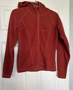 Marmot Damen Größe S Hoodie Pullover Full Zip Burnt Orange Fleecejacke - Bild 1 von 5