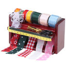 1X 1:12 Miniature Sewing Box With Scissors Kit Dollhouse Decoration Accessori_Hg
