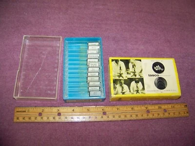 Vintage Microscope Slides Tasco Microscope Prepared Slide Set "Pollen & Spore" - Image 1 of 4