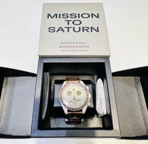 Reloj Swatch x Omega Biocerámico Luna MISIÓN A SATURN - Imagen 1 de 3