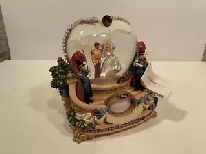 Disney Cinderella Wedding Musical Snow Globe "So This Is Love" & Photo Frame - Picture 1 of 9