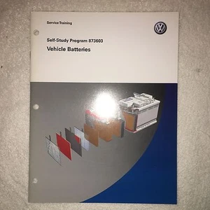 VW Manual 873603- Volkswagen Battery Study Program-------------------------NEW - Picture 1 of 1
