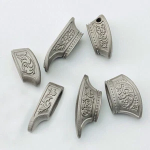 2Pcs Edelstahl DIY Messergriff Custom Cutter Finger Guard Grip Schutzausrüstung - Bild 1 von 10