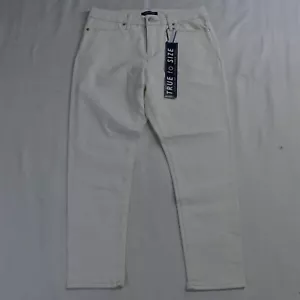 NEW Bandolino 10 Smooth Operator Skinny White Stretch Denim Womens Jeans - Picture 1 of 7