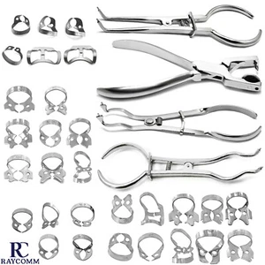 Instrumentos de presa de goma abrazaderas pinzas Ainsworth Brewer Stoke herramientas de endodoncia - Imagen 1 de 10