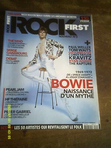 REVUE ROCK FIRST 2011 BOWIE NAISSANCE D UN MYTHE 1969 1972 SERGE GAINSBOURG - Imagen 1 de 5