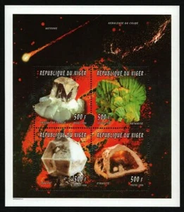 Níger 1996 - Mi-Nr. 1253-1256 ** - MNH - Minerales / Minerales - Imagen 1 de 1