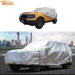 Cubierta de coche parasol polvo arañazos lluvia nieve para Ford Bronco Sport 2021-23 exterior - Imagen 1 de 8