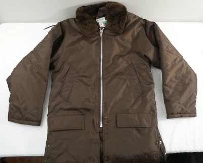 TIMBERKING TASLIN PARKA JACKET WITH HOOD COLOR BROWN SIZE MEDIUM - Image 1 of 4