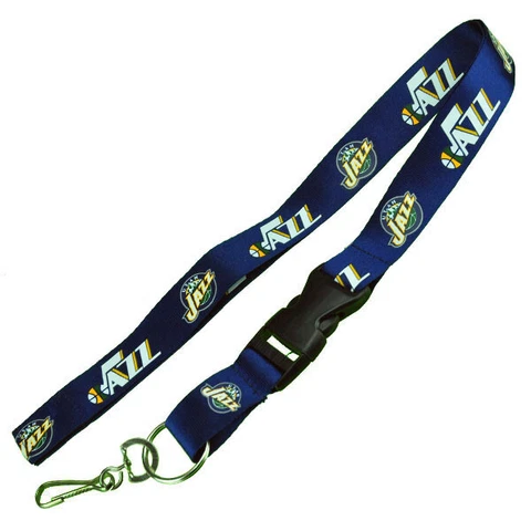 UTAH JAZZ Lanyard 2-Sided Breakaway Clip Keychain NWT Cover