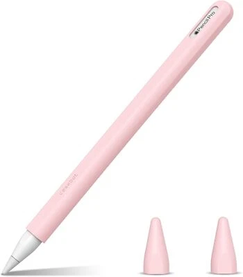Silicone Sleeve for Apple Pencil Pro & Apple Pencil 2nd Gen Soft Grip Holder - Image 1 of 4