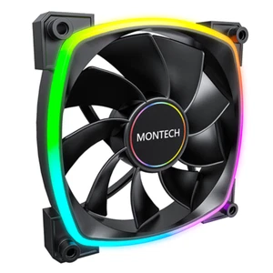 Montech RX140 PWM BLACK RX 140 ARGB Reversed Fan 1600PWM 140mm - Afbeelding 1 van 6