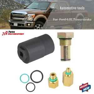 Enchufe de válvula IPR + accesorio de prueba de aire + adaptador de riel de combustible para Ford E-350 04-10 6,0 L - Imagen 1 de 8