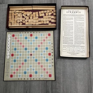 1948-1953 Vintage SCRABBLE Board Game Selchow & Righter Missing 1 E - Picture 1 of 7