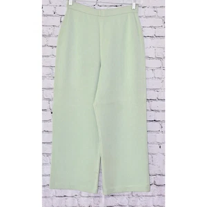 St. John Collection Santana Knit By Marie Gray Palazzo Capris Crop Pants Size 10 - Picture 1 of 3