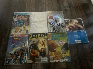 Lot of 7 Fantastic Four Comic Books Civil War Wolverine Mythos - Picture 1 of 1