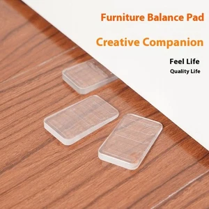 4/8Pcs Leveling Shims Furniture Wedge Clear Table Stabilizers Adjustable Block - Picture 1 of 10