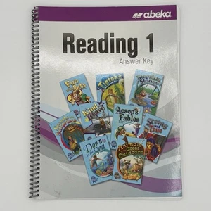 Abeka Reading 1 Answer Key Homeschool Teacher Book Spiralbound - Picture 1 of 2