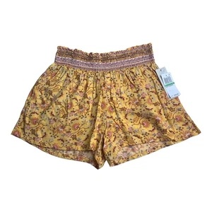 Kingston Grey NWT L Junior Pink Floral Soft Shorts #2035D - Picture 1 of 8