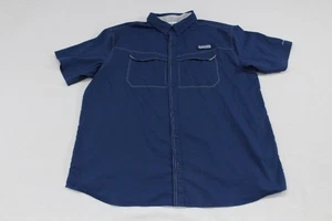 Columbia PFG Mens sz XXL Low Drag Offshore Blue  Omni Shade Vented Shirt - Picture 1 of 7