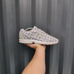 *RARO* UK 9 - Scarpe da ginnastica Adidas ZX Flux Torision grigio bianco tessuto da uomo 2015 S82748 - Foto 1 di 11