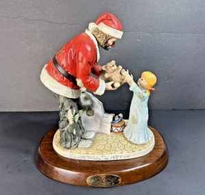Figura Flambro Emmett Kelly Jr Spirit of Christmas 1987 firmada 9" con base - Imagen 1 de 19