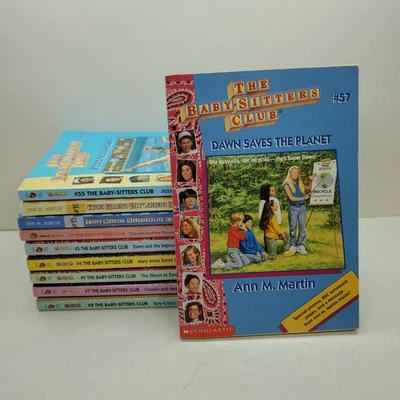 Lot Of 10 Baby-Sitters Club Books Vintage Paperback Ann M. Martin Set - Image 1 of 4