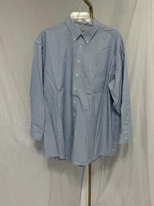 Herren Round Tree And Yorke BIG blau gestreiftes Hemd Größe 18,5/34 - Bild 1 von 11