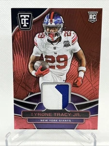 2024 Totally Certified Tyrone Tracy Jr. RC Rookie DUAL COLOR PATCH #34/99 Giants - Bild 1 von 8