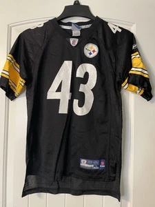 Pittsburgh Steelers Trikot, Größe Youth L Reebok #43 Troy Polamalu NFL - Bild 1 von 7