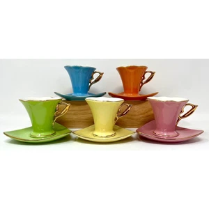 AUSWAHL - GNA Feinporzellan Demitasse Espresso Kaffee Tee Tasse Untertasse Set - Bild 1 von 12