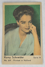 1964 DUTCH GUM Serie A (Printed in Holland) #69 Romy Schneider (C)