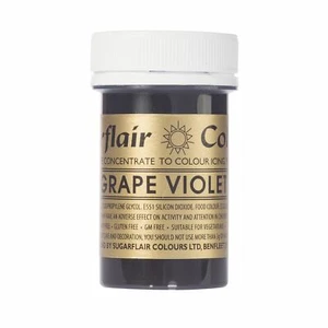 Essbare Lebensmittelfarbe Sugarflair Paste Spectral Grape Violet 25g Tortendekoration - Bild 1 von 1