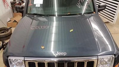 06-10 JEEP COMMANDER FRONT HOOD PANEL BONNET STEEL BLUE PAINT BM - Image 1 of 4