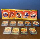 Lot Of 14 Vintage Baseball Trading Card Stickers - Fleer 1991 Logos Score Years