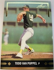 1991 Leaf Gold Rookies Todd Van Poppel  #BC9 Oakland Athletics Card!