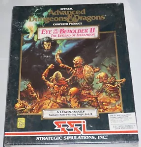 Advanced Dungeons & Dragons Eye of Beholder II 2 Legend Darkmoon (IBM PC) NEW - Picture 1 of 6
