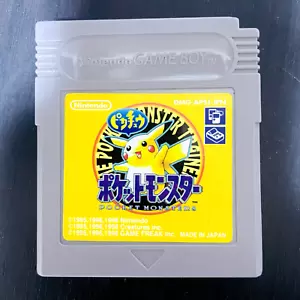 Pocket Monster Pikachu Yellow Pokemon Nintendo Gameboy 1998 Japanese Ver Save OK - Picture 1 of 24