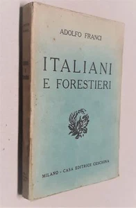 Adolfo Franci Italiani e Forestieri Ceschina 1930 - Imagen 1 de 1
