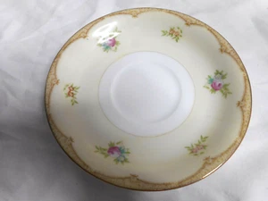 "Plato de pan/mantequilla/postre de China pintado a mano MEITO rosas florales amarillas 6 3/8" - Imagen 1 de 8