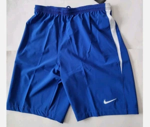 Nike Dri Fit Big Boys Woven Shorts Nike swoosh Youth Size 6 7 M L Black Blue Red - Picture 1 of 16