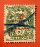 Morocco Agencies, 5 Centimos on 5 Centimes Green