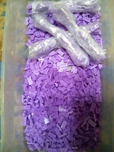 Lego Mediano Plato de Lavanda 1X2 50 Piezas Lote a Granel NUEVO - Imagen 1 de 1
