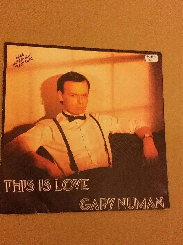 Gary Numan 7" 'This Is Love' + interview flexi disc. NU16. Sleeve ex/vinyls M - Image 1 of 1