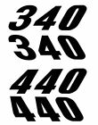 Side stripe Fits: 1971 - 1974 440 340 Duster Decals Graphics 3M.